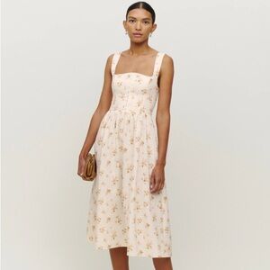 NWOT REFORMATION TAGLIATELLE LINEN DRESS